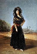 Francisco de Goya Portrait of the Duchess of Alba. Alternately known as The Black Duchess Sweden oil painting artist